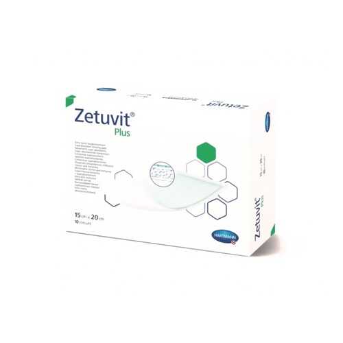 Повязка Zetuvit plus сорбционная стерильная с повышенной впитываемостью 15 х 20 см 10 шт. в Доктор Столетов