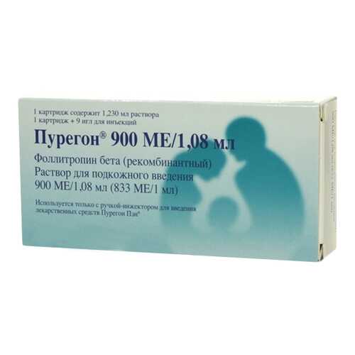 Пурегон раствор для п/к введ.900МЕ/1,08 мл №1 картридж в Доктор Столетов