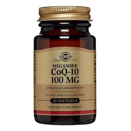 Solgar Коэнзим Q-10 капсулы 100 мг №30 в Доктор Столетов