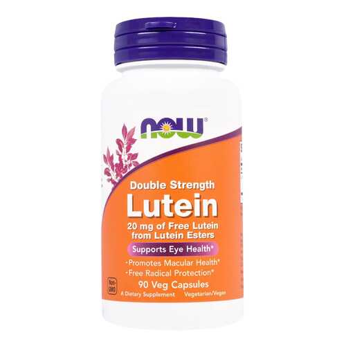 Для зрения NOW Lutein Double Strength 20 мг 90 капсул в Доктор Столетов