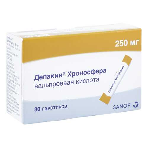 Депакин Хроносфера гранулы 250 мг 30 шт. в Доктор Столетов
