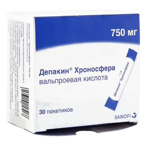 Депакин Хроносфера гранулы 750 мг 30 шт. в Доктор Столетов