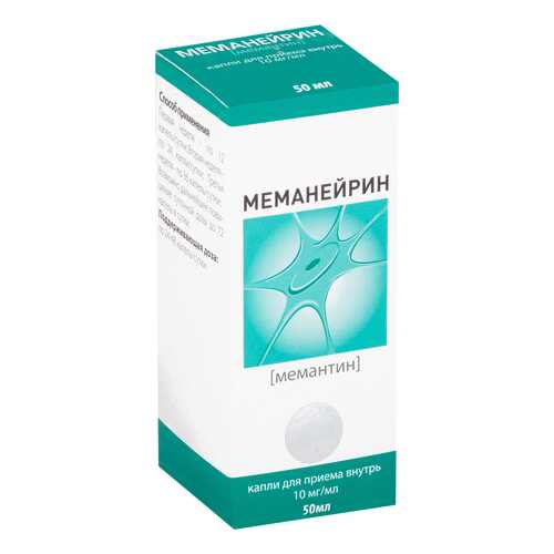 Меманейрин капли для приема внутрь 10 мг/мл фл.50 мл в Доктор Столетов