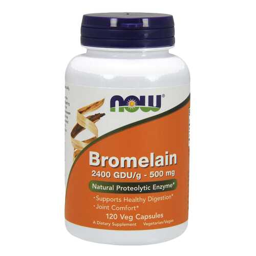 Для пищеварения NOW Bromelain 500 мг120 капсул в Доктор Столетов