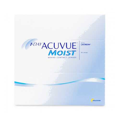 Контактные линзы 1-Day Acuvue Moist 90 линз R 8,5 -0,75 в Доктор Столетов