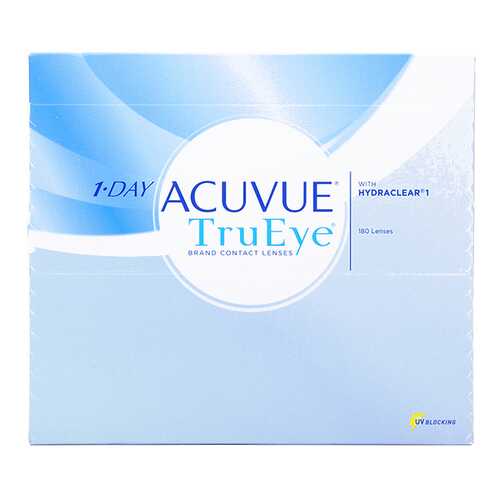 Контактные линзы 1-Day Acuvue TruEye 180 линз R 8,5 -1,25 в Доктор Столетов