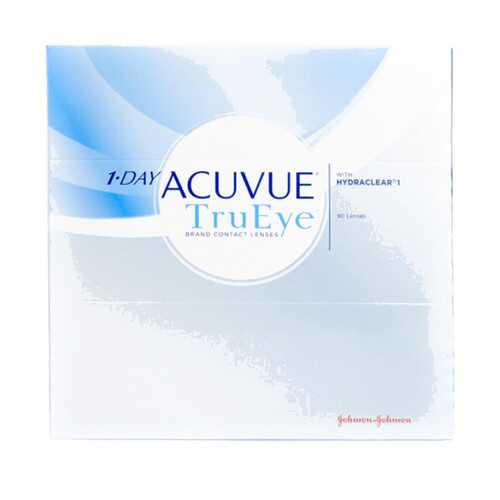 Контактные линзы 1-Day Acuvue TruEye 90 линз R 8,5 -0,50 в Доктор Столетов