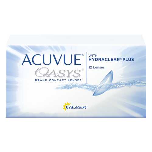 Контактные линзы Acuvue Oasys with Hydraclear Plus 12 линз R 8,4 -3,25 в Доктор Столетов