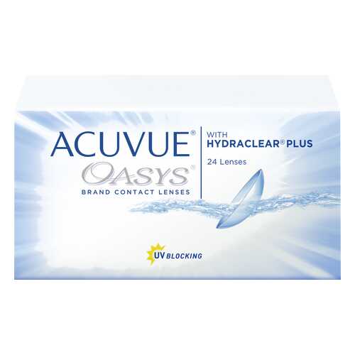 Контактные линзы Acuvue Oasys with Hydraclear Plus 24 линзы R 8,4 -2,25 в Доктор Столетов