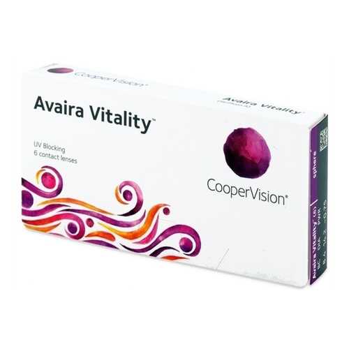 Контактные линзы Avaira Vitality 6 линз -10,0 в Доктор Столетов
