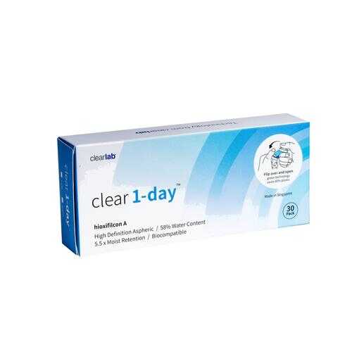 Контактные линзы ClearLab Clear 1-Day 30 линз R 8.7 +02,00 в Доктор Столетов