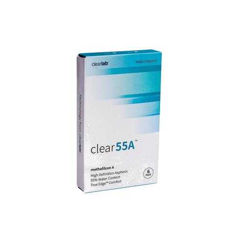 Контактные линзы ClearLab Clear 55 A 6 линз R 8.7 -01,75 в Доктор Столетов