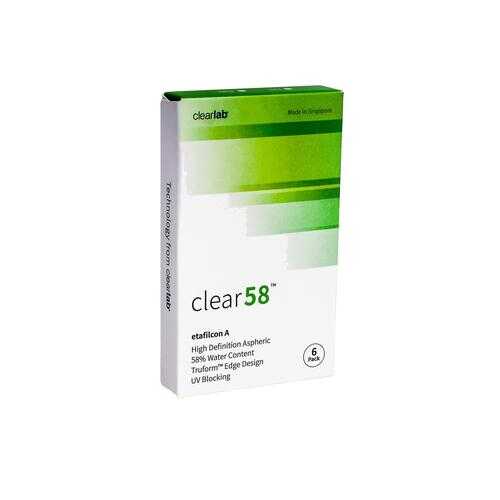 Контактные линзы ClearLab Clear 58 6 линз R 8.3 -01,00 в Доктор Столетов