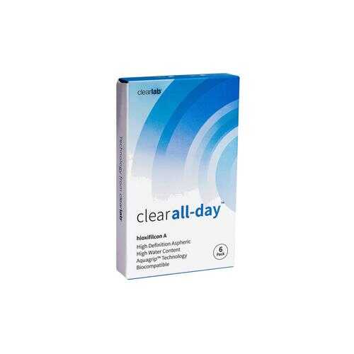 Контактные линзы ClearLab Clear All-Day 6 линз R 8.6 -02,75 в Доктор Столетов
