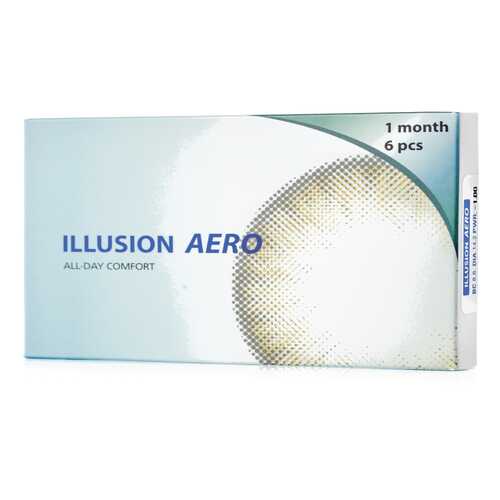 Контактные линзы ILLUSION Aero 6 линз R 8.6 -2.5D в Доктор Столетов