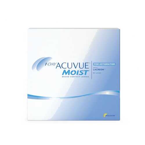 Контактные линзы 1-Day Acuvue Moist for Astigmatism 90 линз -1,25/-0,75/10 в Доктор Столетов