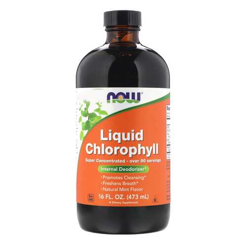 Добавка для здоровья NOW Liquid Chlorophyll 473 мл мята в Доктор Столетов