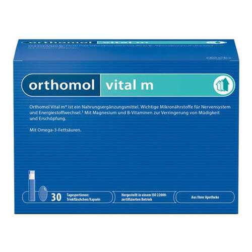 Vital M Orthomol жидкость фл. 20 мл + капсулы 800 мг + капсулы 700 мг 30 шт. в Доктор Столетов