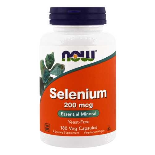 Витаминно-минеральный комплекс NOW Selenium 180 капс. в Доктор Столетов